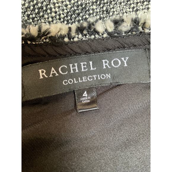 Rachel Roy Tweed Dress Size 4 Gray - Picture 3 of 4